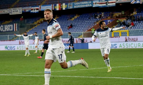 Лацио взе своето срещу Сампдория (видео)